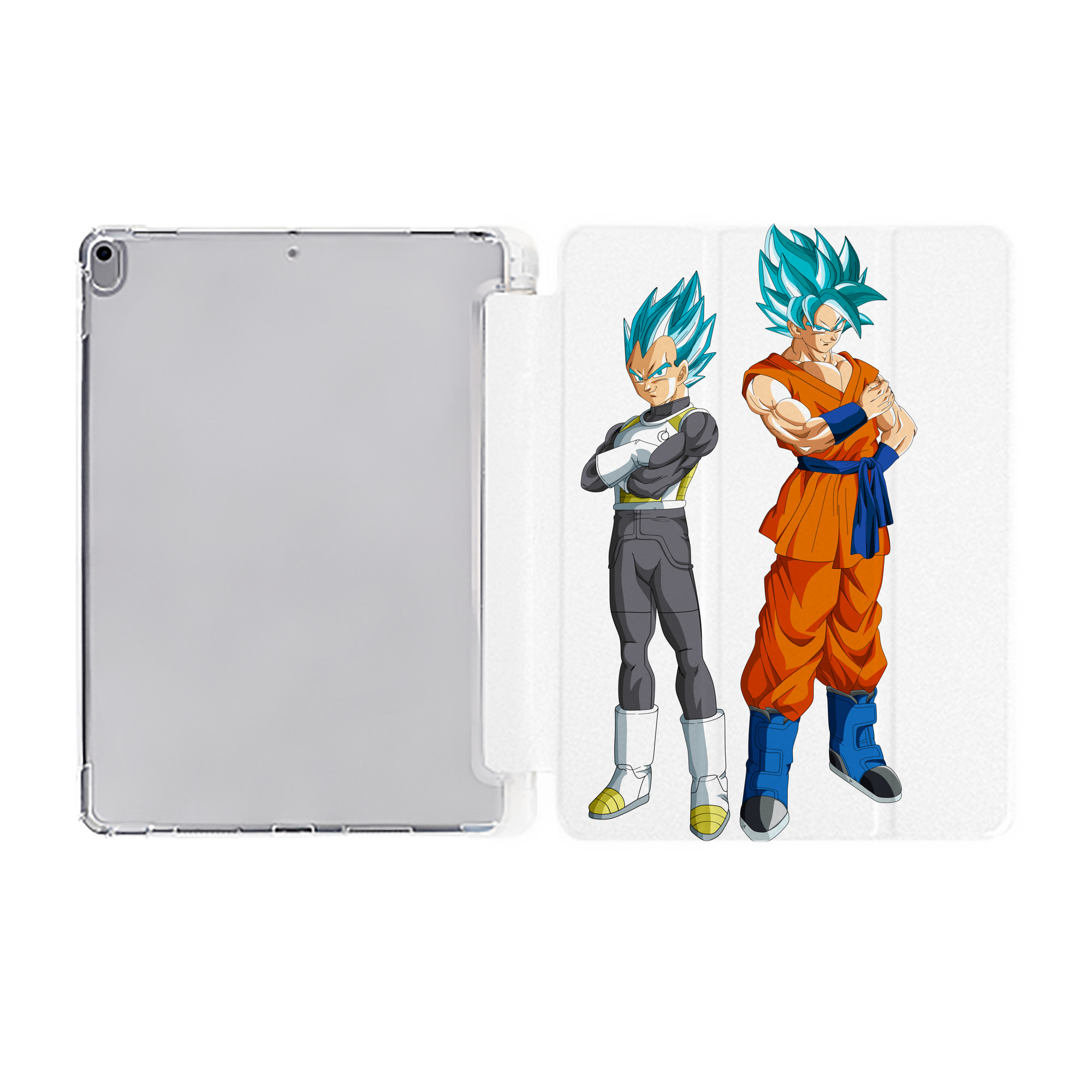 （画像用） ドラゴンボール DRAGON BALL IPad ケース ペン収納付き 三つ折りスタンド PUレザー×シリコン 対応機種9.5/10.5/10.9インチ